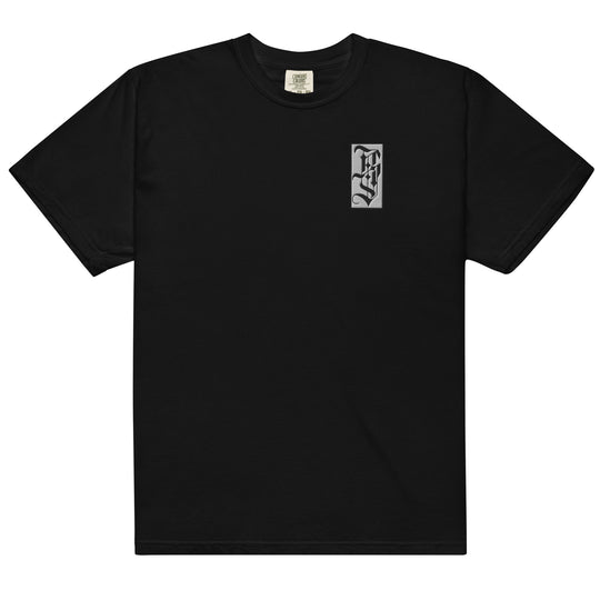 Premium Stitch Logo Heavyweight Tee - Black & White