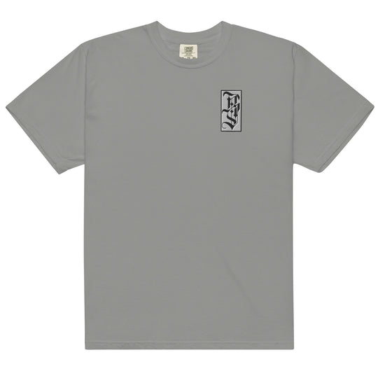 Premium Stitch Logo Heavyweight Tee - Black & White