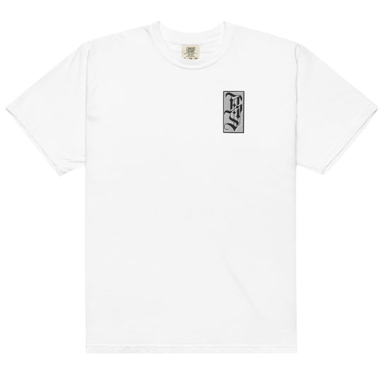 Premium Stitch Logo Heavyweight Tee - Black & White